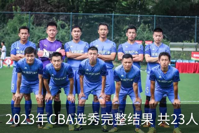 2023年CBA选秀完整结果 共23人被选中历史次高
